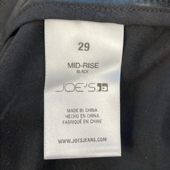 New Joes Jeans Vegan Faux Leather Flared Pants Crop Bootcut Mid Rise Sz 29 - Picture 7 of 11